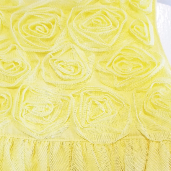 Carter's Yellow Rosette Dress Size 12M - Picture 3 of 10